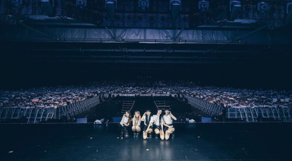 韓國女團(G)I-DLE的首次香港演唱會，座無虛席。