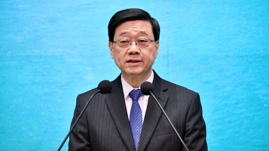 李家超表示，政府與體育園均重視啟德體育園出現「包廂黃牛」 事件。盧江球攝
