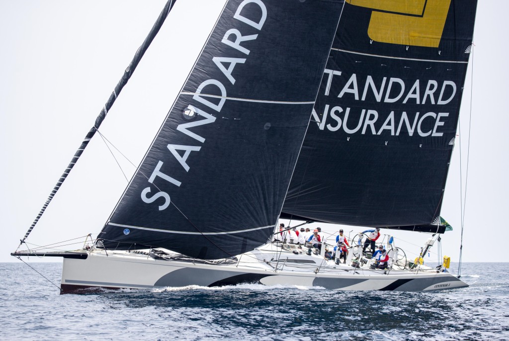 在2023勞力士中國海帆船賽 IRC 0 組別，「Standard Insurance Centennial 5號」拿下衝綫冠軍(Line Honours)。圖片由 ROLEX / Daniel Forster提供