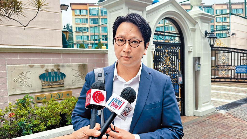 立法會議員鄧家彪講述其寓所遇竊經過。