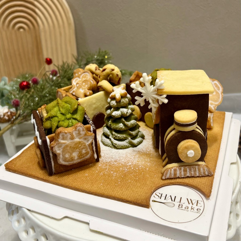 聖誕親子DIY活動推介4：Shall We Bake聖誕親子班 製作小火車曲奇（圖片來源：《親子王》）