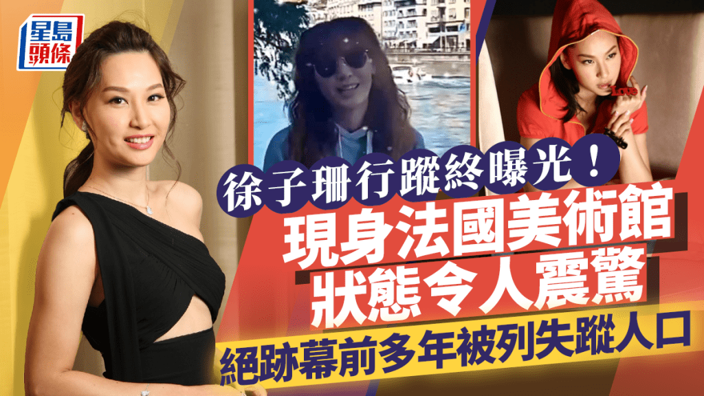 徐子珊行蹤終曝光！現身法國美術館狀態令人震驚 絕跡幕前多年被列失蹤人口