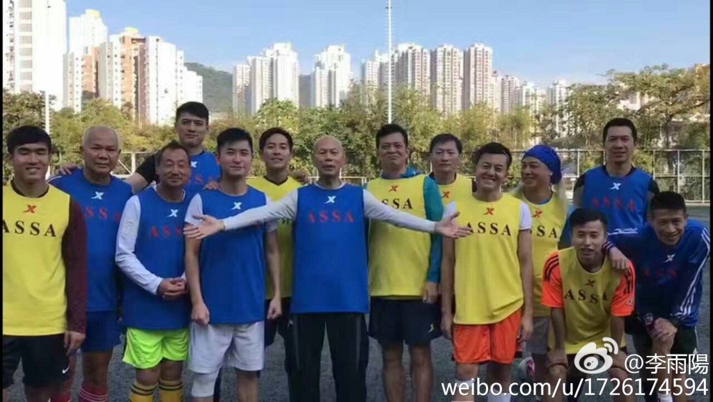 李雨阳一直都是明星足球队成员。