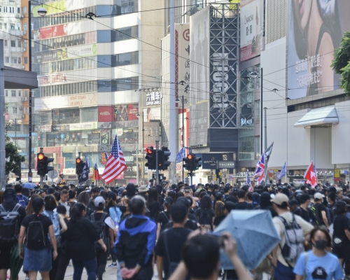 網民號召周日銅鑼灣遊行。資料圖片