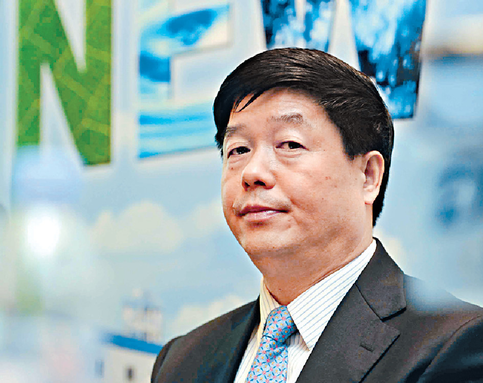 ■東岳集團研產多種高新材料，是高端PDVF的龍頭之一，圖為主席張建宏。資料圖片
