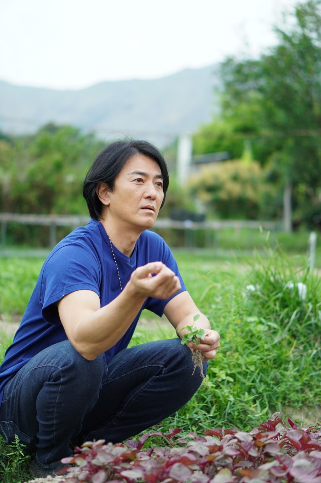 伊健有多次種田體驗。