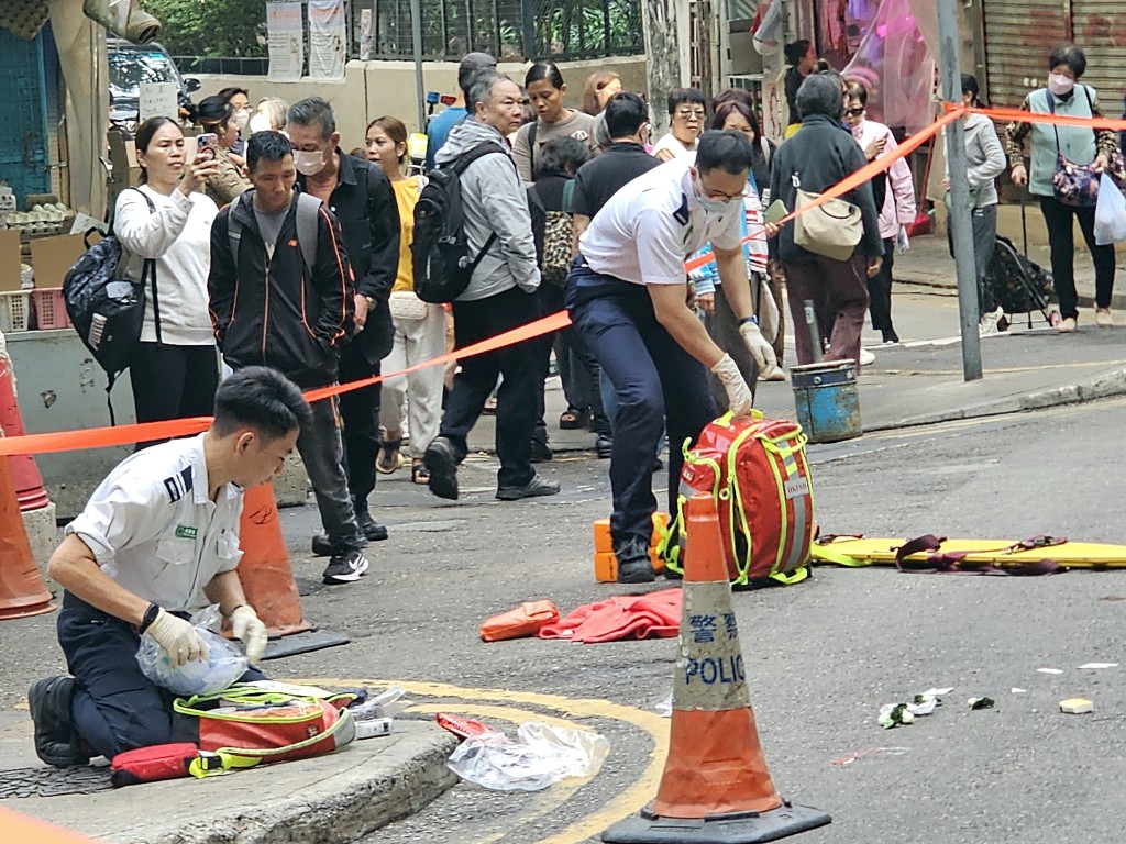 現場一度封鎖。