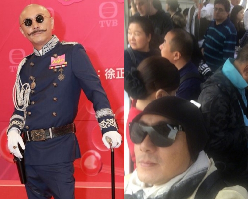 張衛健近日逼巴士時玩自拍，並歡迎大家向他攞簽名，作風親民。