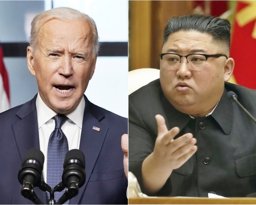 北韓抨擊拜登採取敵對態度，揚言將採取相應措施。AP資料圖片