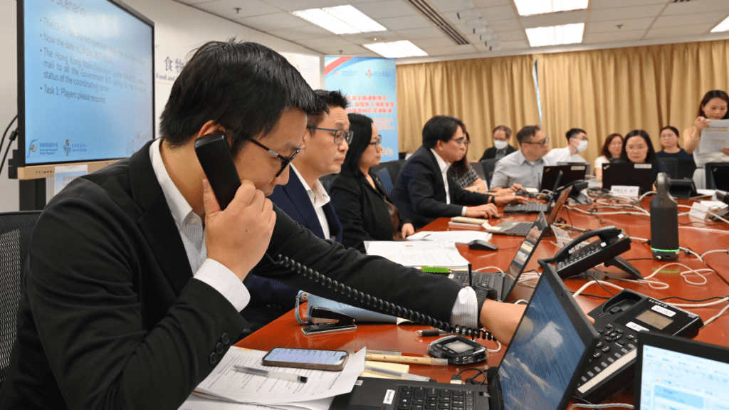 全運會 | 食環署舉行「迎月」食物安全應變演習  強化應對突發食安事件能力