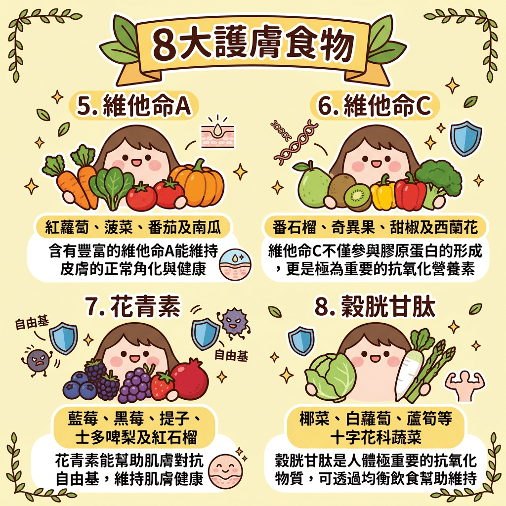 8大護膚食物