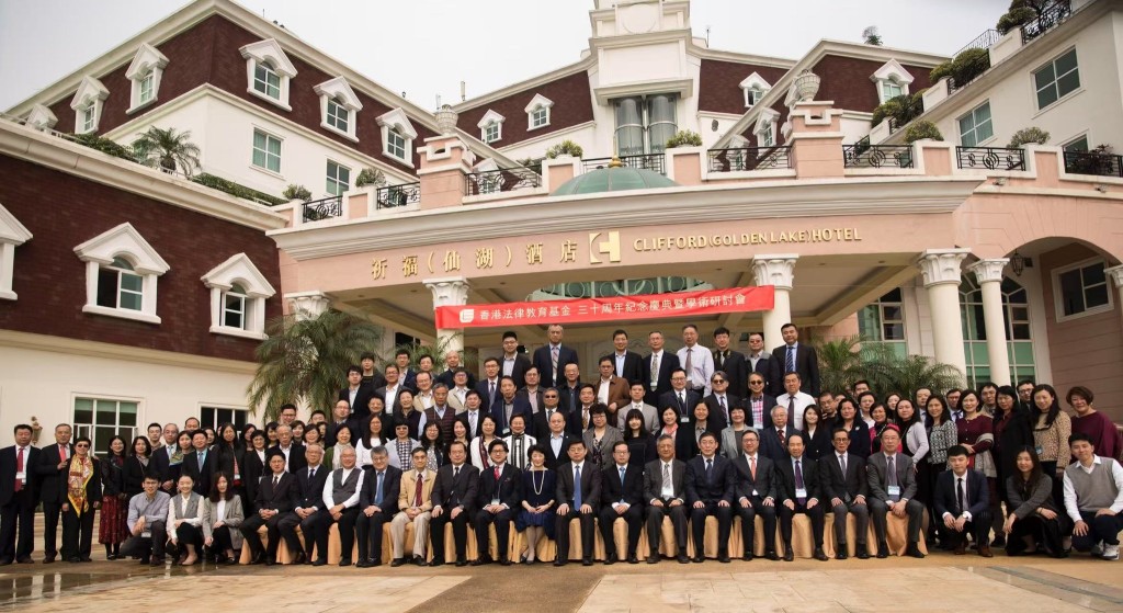 林定國參與基金工作多年,曾到內地拜訪多間大學。林定國fb 林定國參與基金工作多年,曾到內地拜訪多間大學。林定國fb