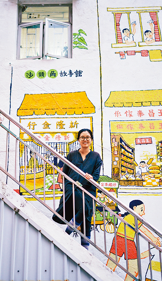 史嘉茵透露，下月將有佛山的藝術家到「廿二舘」駐留，感受沙頭角文化並進行創作。