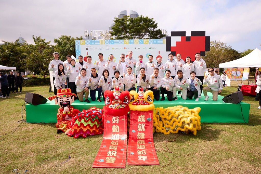 毅力十二愛心跑，鼓勵市民投入做運動。  香港精英運動員協會圖片