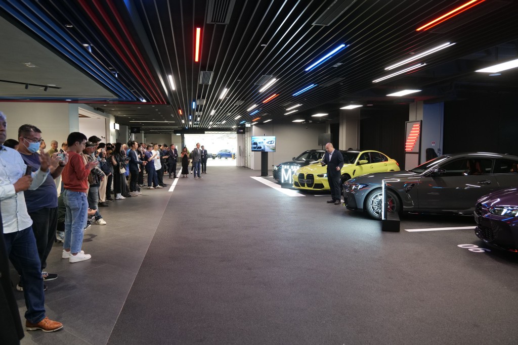 寶馬BMW M3及M4新版香港發表，代理在荃灣總部專店舉行發布會。