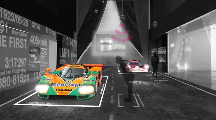 富士动力运动博物馆会展出大约40辆名车。