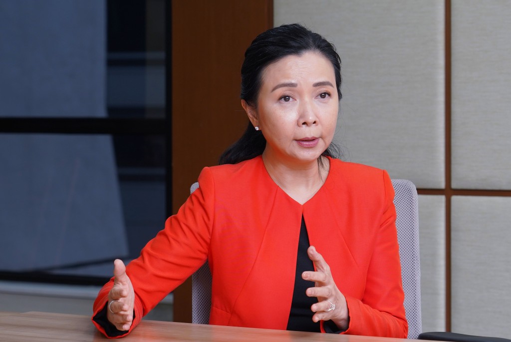 香港零售管理協會主席謝邱安儀。 香港零售管理協會主席謝邱安儀。