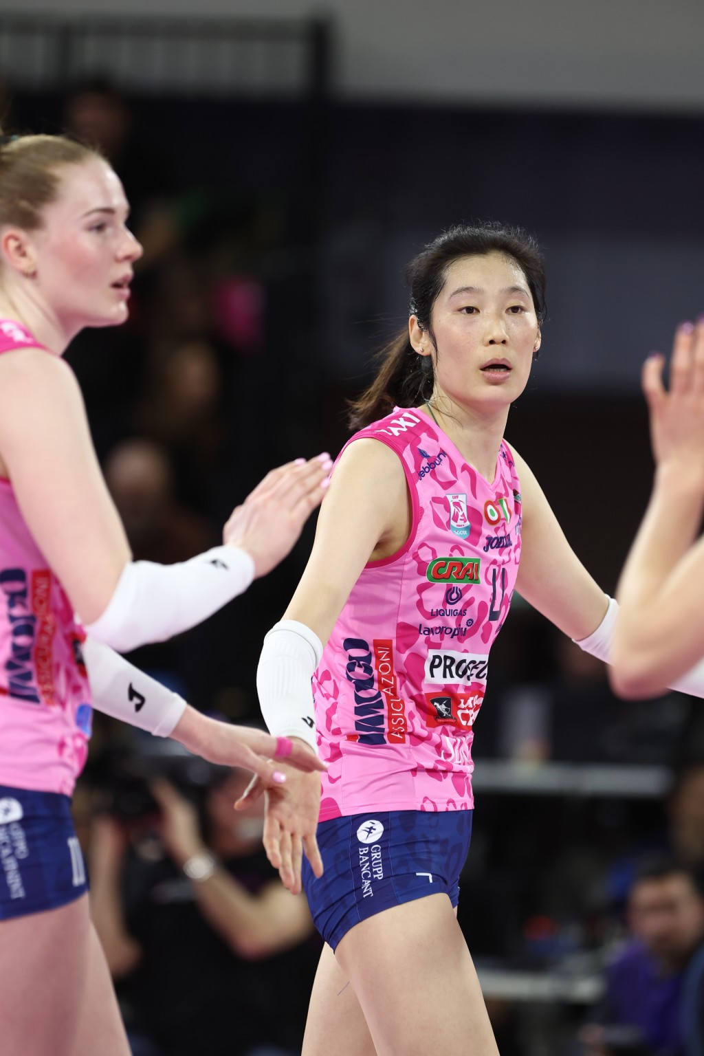 中國女排前隊長朱婷。