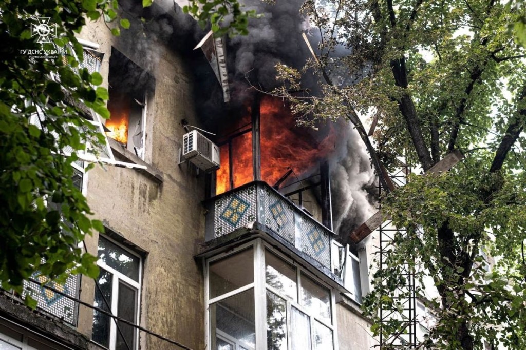 烏克蘭北部城市遭受無人機遭擊，釀1死16傷。路透社