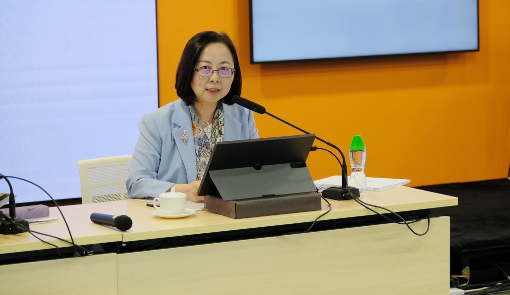 陳瑞娟於私隱專員公署國家「十五五」規劃綱要學習交流會擔任嘉賓講者。私隱專員公署圖片