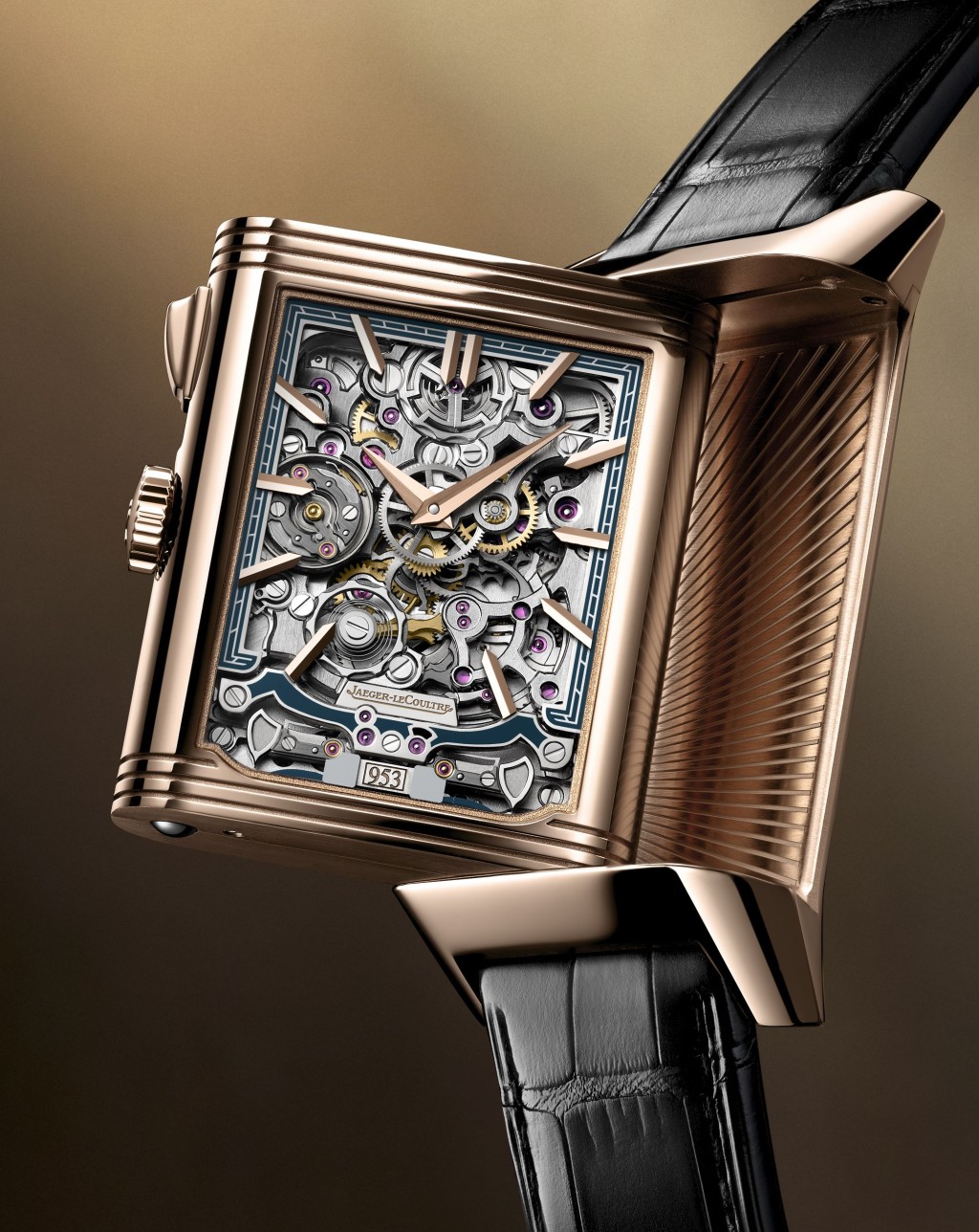 Jaeger-LeCoultre Reverso Tribute Minute Repeater,機芯:953型手上鏈。 Jaeger-LeCoultre Reverso Tribute Minute Repeater,機芯:953型手上鏈。