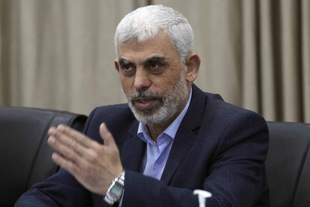 國際刑事法院也被要求向哈馬斯領袖辛瓦爾發拘捕令。美聯社