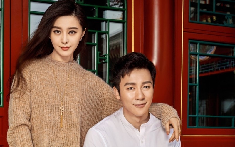 范冰冰與男友李晨交。微博圖片