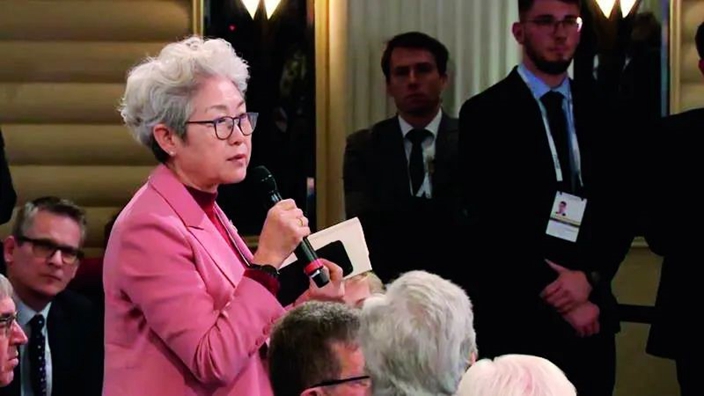 中國資深女外交官傅瑩去年在慕尼黑安全會議上，把「西方失效」概念精要地點出來。(資料圖片)