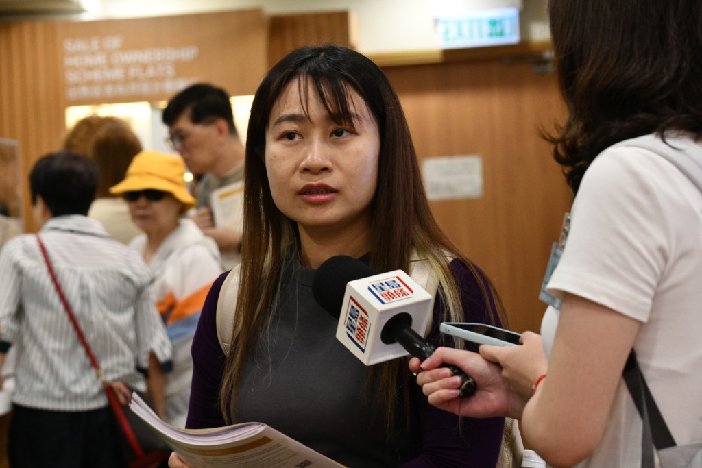 顏小姐表示，今次是首次申請，心儀啟德啟陽苑。
