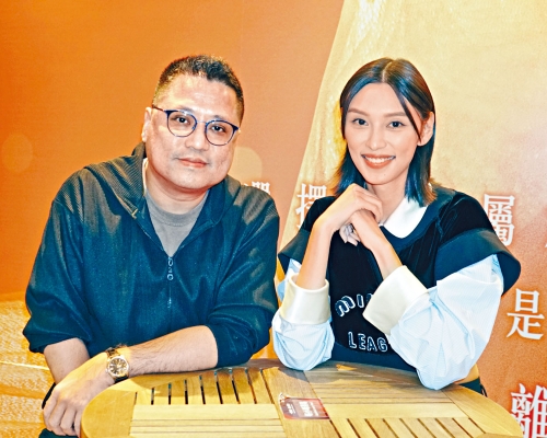 ■王丹妮（右）跟導演特別到戲院謝票。