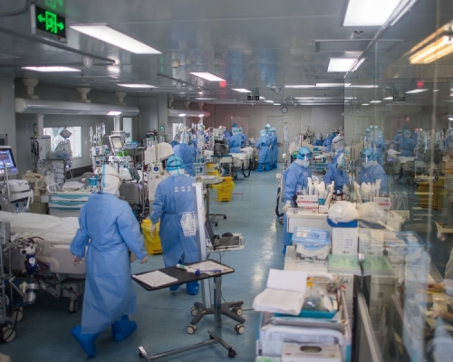 武漢市肺科醫院。新華社資料圖片
