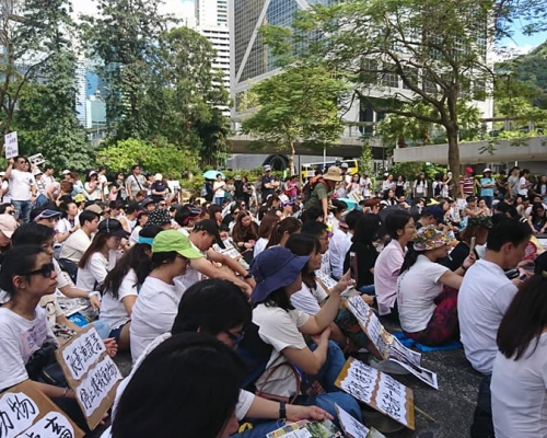 市民遊行要求保障動物權益。facebook愛動物零虐畜圖片