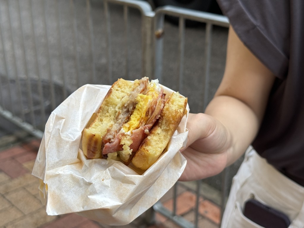 熱香餅漢堡。陳俊豪攝