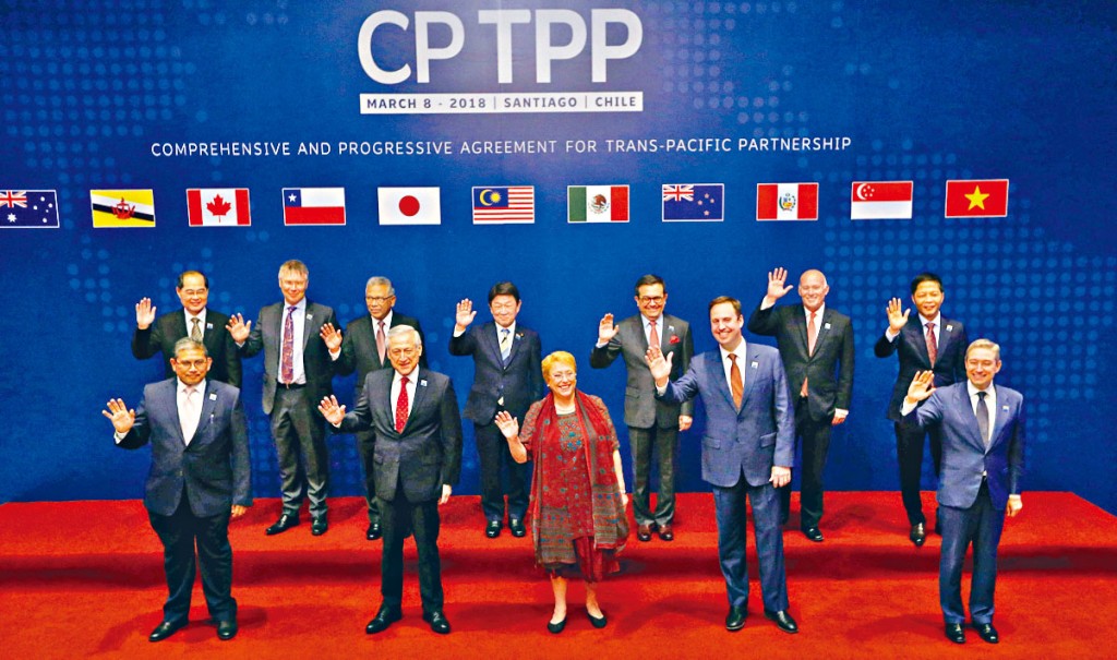 英國首相辛偉誠表示，英國已與CPTPP達成協議，加入這個共有11個成員經濟體的貿易組織