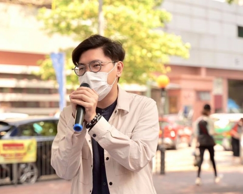 屯門區議員張可森。fb圖