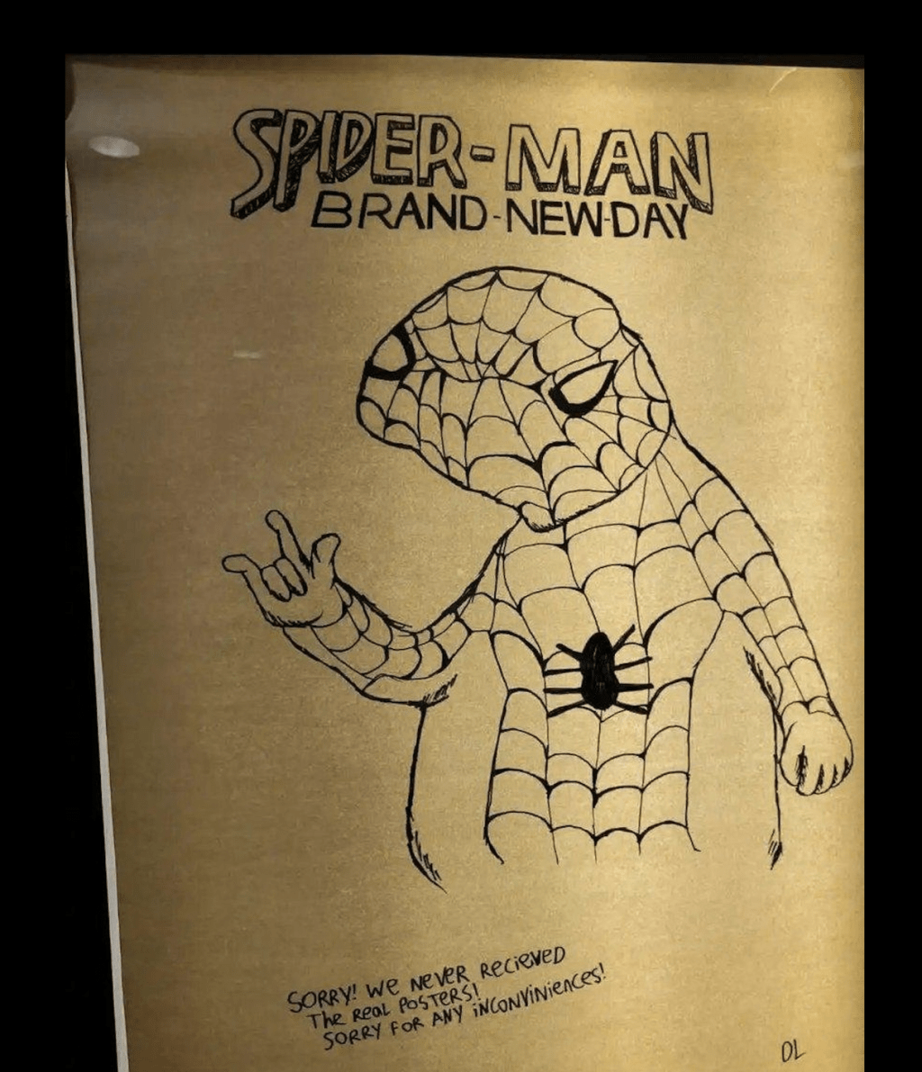 此畫是根據經典網絡迷因「Spooderman」為靈感創作出來。X@wulian_anitalk 此畫是根據經典網絡迷因「Spooderman」為靈感創作出來。X@wulian_anitalk