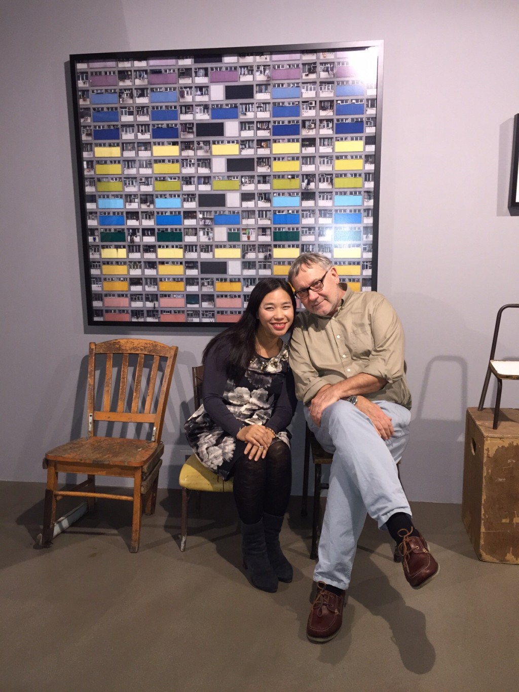 Michael Wolf(右)。 資料圖片