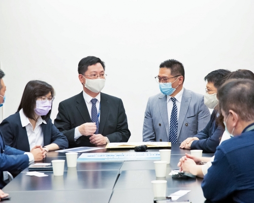 薛永恒聆聽業界訴求及情況。