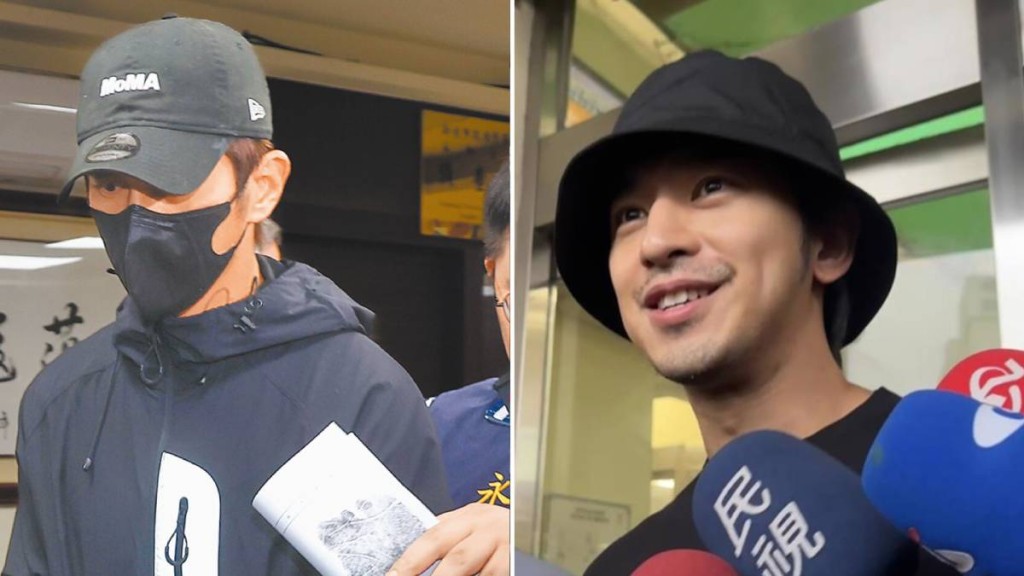 台湾艺人修杰楷(左)、陈柏霖等卷入逃兵案，被求刑2年8个月。中时