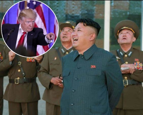 特朗普聲稱,美國一支戰力強大的戰鬥群已在前往朝鮮半島的路上。