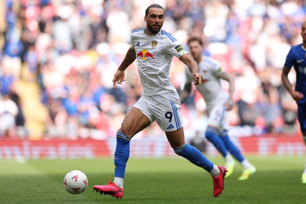 列斯聯前鋒卡華特·利雲拉扯車路士後衛古古尼亞頭髮未獲球證判罰。法新社