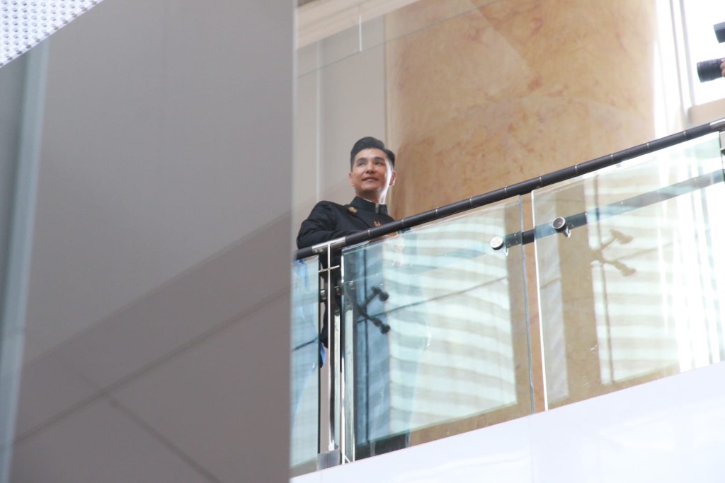 陳展鵬與單文柔在酒店舉行婚禮。