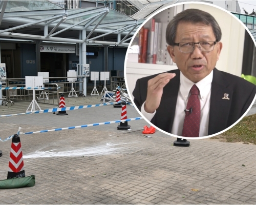段崇智首度回應潑粉末事件，表示對事件感到非常震驚及不安。
