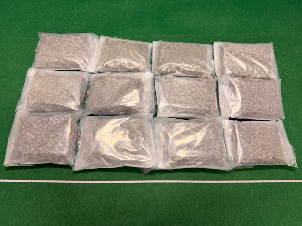 第二宗案件中檢獲的懷疑大麻花。 第二宗案件中檢獲的懷疑大麻花。