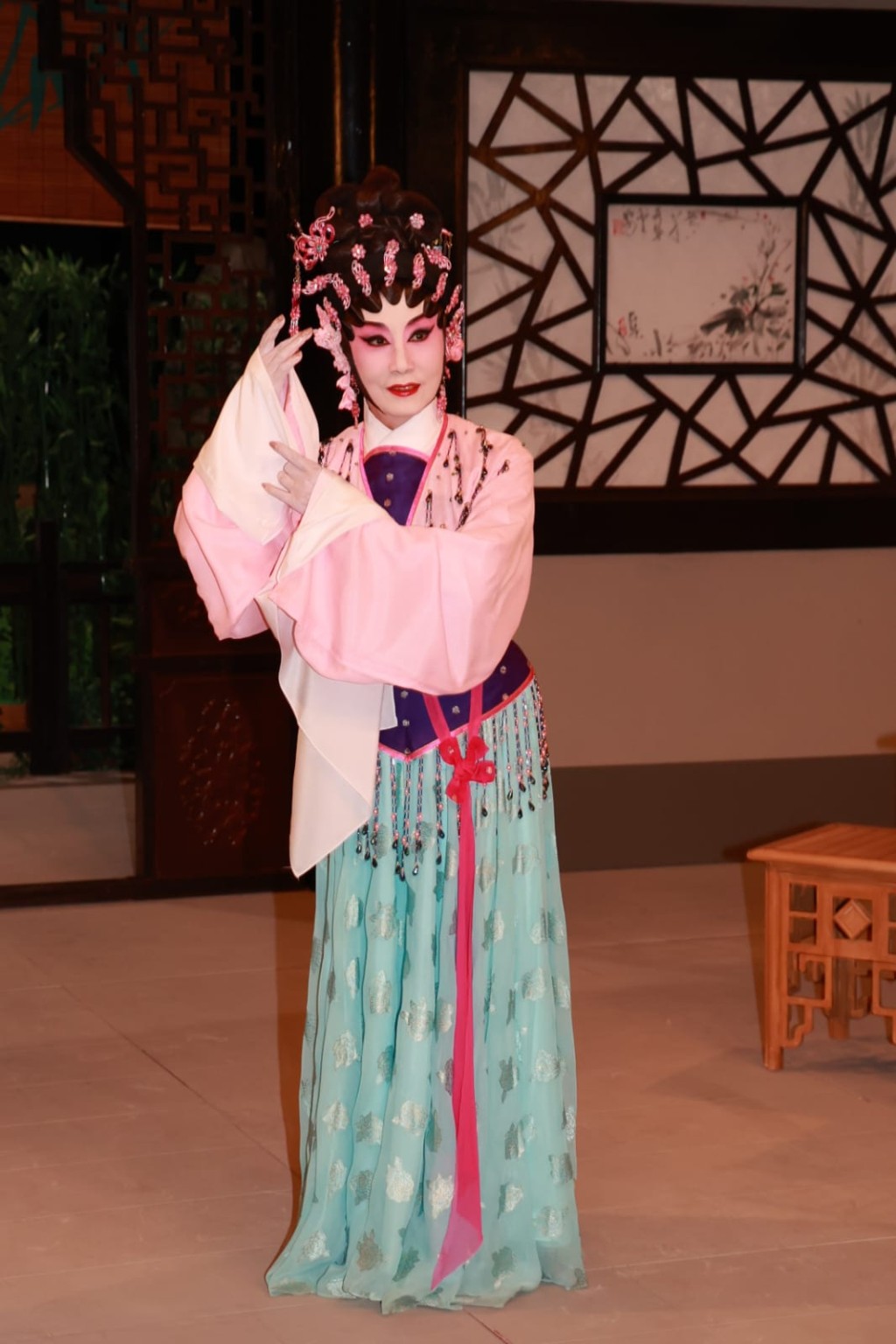汪阿姐為《歡樂滿東華2021》錄影折子戲。