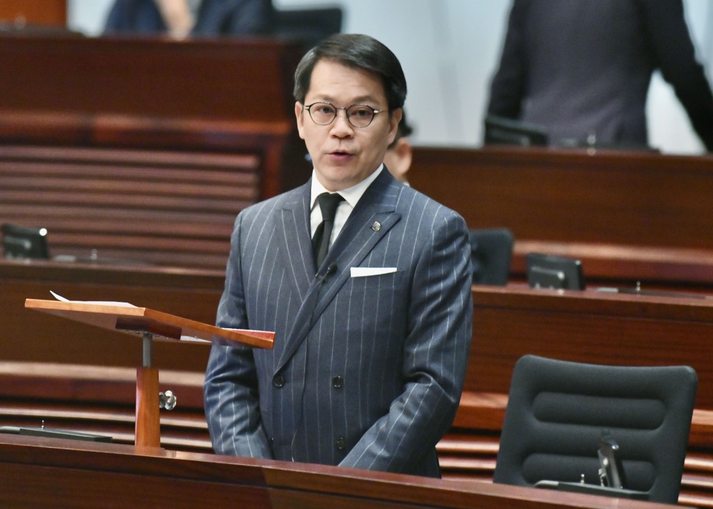 新界東北陳克勤質疑裝置造價高昂,共花費逾2,000萬元。資料圖片 新界東北陳克勤質疑裝置造價高昂,共花費逾2,000萬元。資料圖片