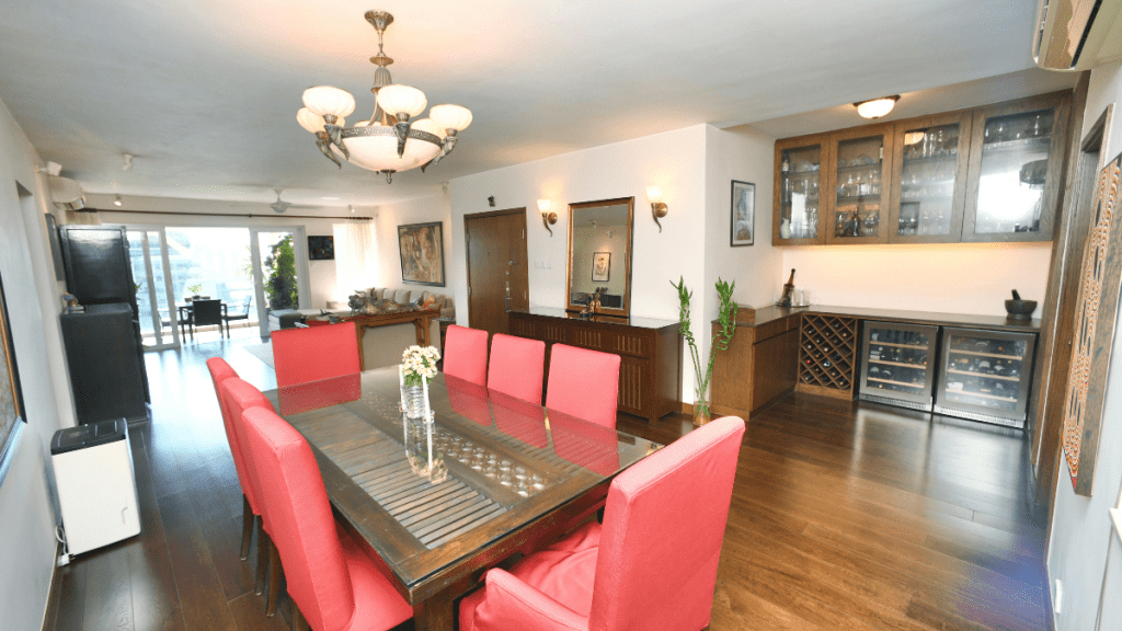 薄扶林 碧瑶湾 现代自然风 长形巨厅展现空间