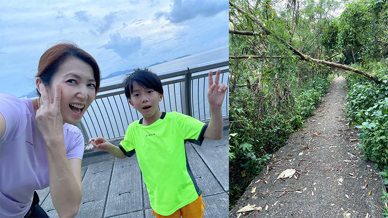 黑雨丨居港台星廖家儀驚見Uber可Call橡皮艇？ 極端天氣憶台北遇嚴重颱風恐怖經歷