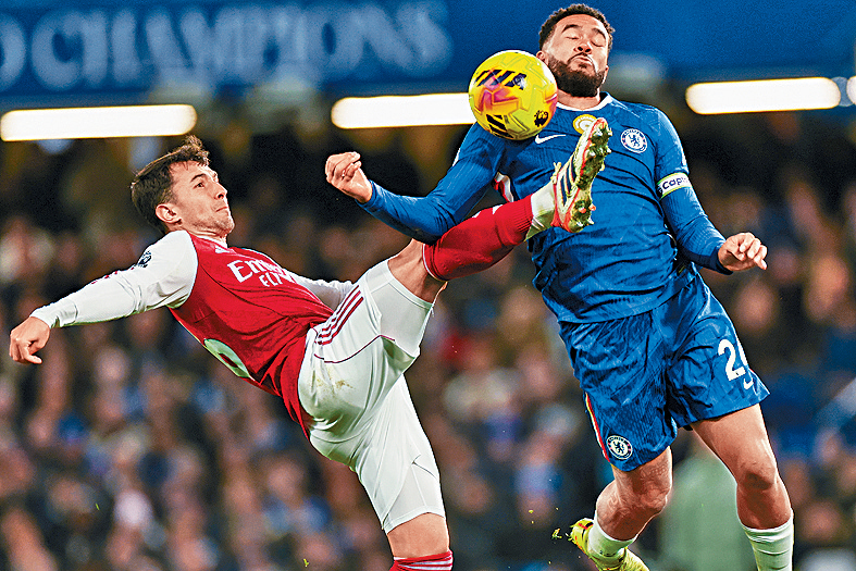 阿仙奴與車路士賽和1:1。