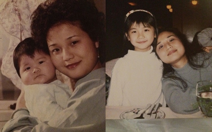 阿Sa細個肥嘟嘟好可愛，大個小小就同媽咪一樣樣。